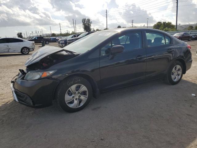 HONDA CIVIC LX 2014 with VIN 2HGFB2F57EH544132 - Photo from auction