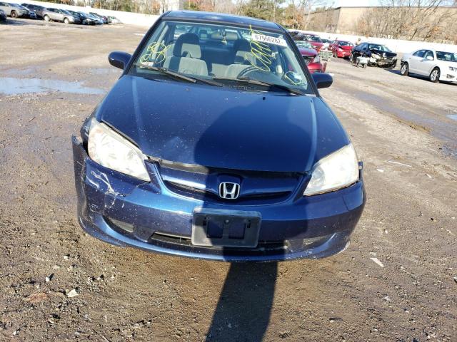 Photo 5 from auction – 2005 HONDA CIVIC EX with VIN 2HGES25785H519092