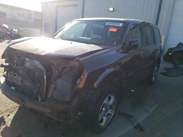 HONDA PILOT EXL 2014 with VIN 5FNYF4H50EB019407 - Photo from auction