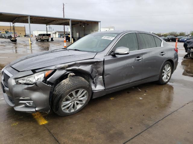 INFINITI Q50 BASE 2015 with VIN JN1BV7APXFM343532 - Photo from auction