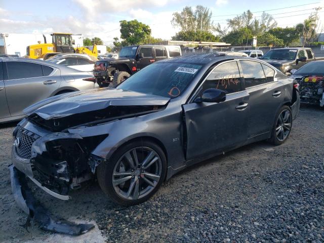 INFINITI Q50 PREMIU 2017 with VIN JN1EV7AR9HM836572 - Photo from auction