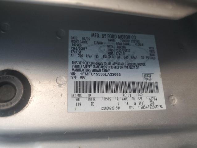 Photo 14 from auction – 2006 FORD EXPEDITION with VIN 1FMFU15536LA32663