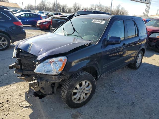 HONDA CR-V EX 2006 with VIN JHLRD78876C040018 - Photo from auction