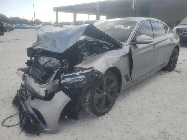 Photo 1 from auction – 2023 GENESIS G70 BASE with VIN KMTG54TE7PU108179