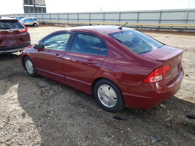 Photo 2 from auction – 2008 HONDA CIVIC HYBR with VIN JHMFA36208S005439