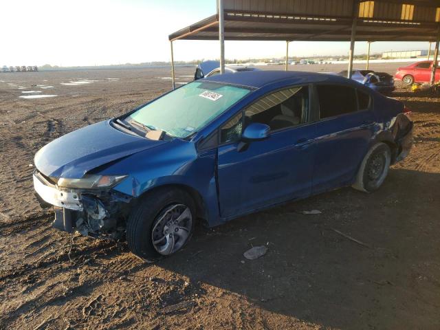 HONDA CIVIC LX 2013 with VIN 19XFB2F52DE246175 - Photo from auction