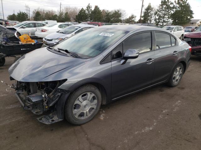 HONDA CIVIC HYBR 2012 with VIN JHMFB4F31CS008239 - Photo from auction
