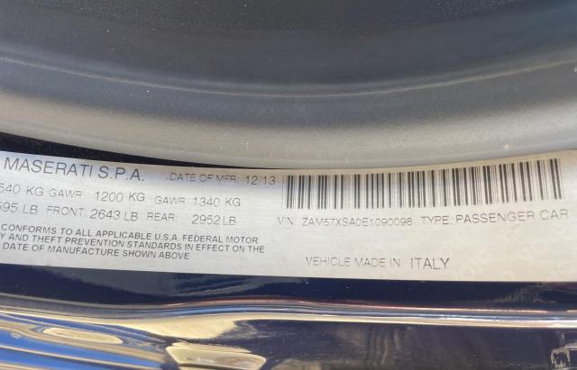 Photo 10 from auction – 2014 MASERATI GHIBLI with VIN ZAM57XSA0E1090098