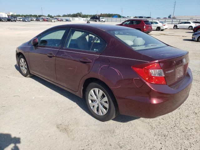 Photo 2 from auction – 2012 HONDA CIVIC LX with VIN 2HGFB2F52CH532757
