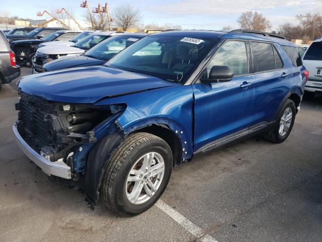FORD EXPLORER X 2020 with VIN 1FMSK8DH7LGD16598 - Photo from auction