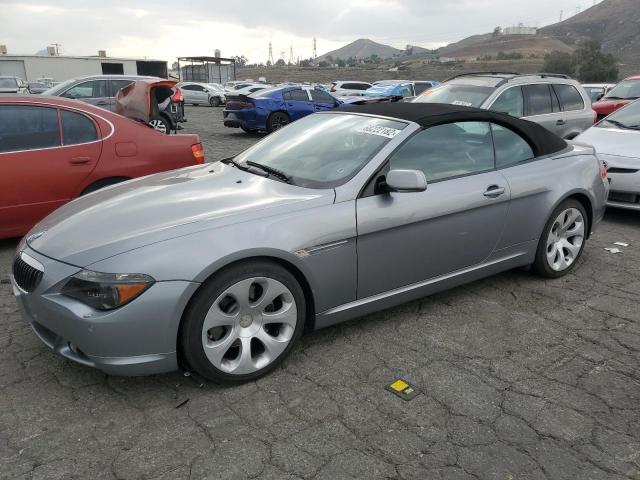 BMW 650 I 2007 with VIN WBAEK13587CN83615 - Photo from auction