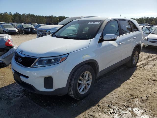 KIA SORENTO LX 2014 with VIN 5XYKT3A64EG470117 - Photo from auction