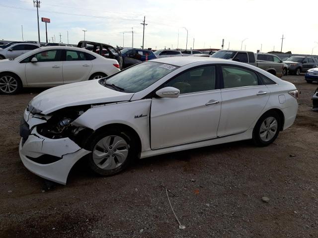 HYUNDAI SONATA HYB 2015 with VIN KMHEC4A40FA121163 - Photo from auction