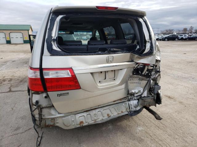 Photo 6 from auction – 2006 HONDA ODDYSSEY with VIN 5FNRL38876B049524