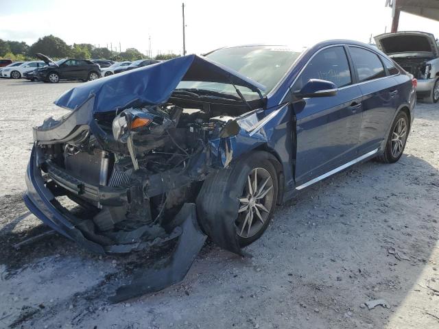 HYUNDAI SONATA SPO 2017 with VIN 5NPE34AB9HH580545 - Photo from auction