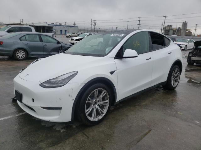 TESLA MODEL Y 2021 with VIN 5YJYGDEE2MF124899 - Photo from auction