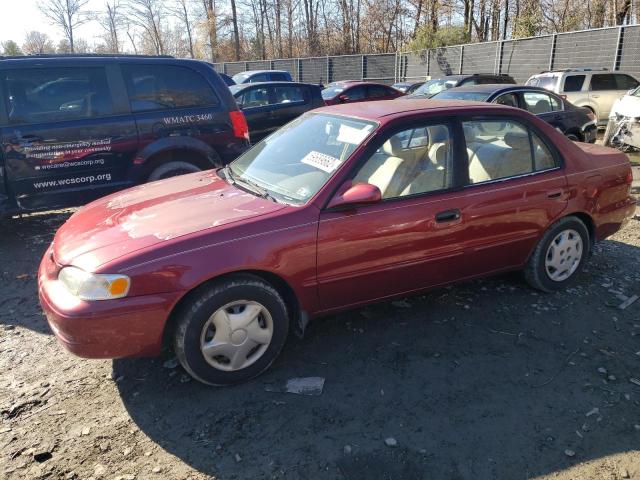 TOYOTA COROLLA VE 2000 with VIN 2T1BR12E0YC348380 - Photo from auction