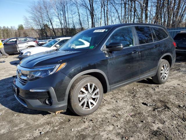 HONDA PILOT EXL 2021 with VIN 5FNYF6H55MB046516 - Photo from auction