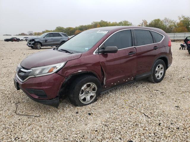 HONDA CR-V LX 2015 with VIN 2HKRM3H31FH528556 - Photo from auction