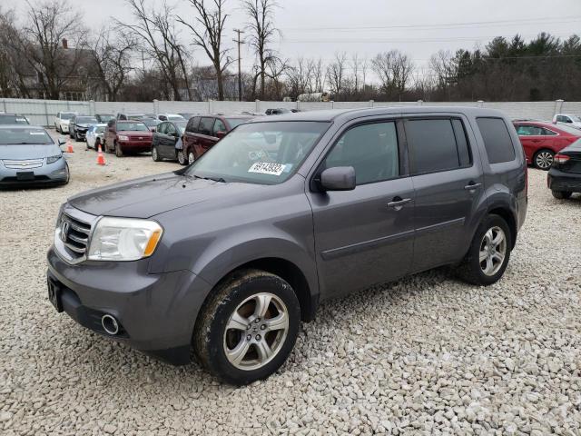 HONDA PILOT EXL 2014 with VIN 5FNYF4H5XEB023397 - Photo from auction