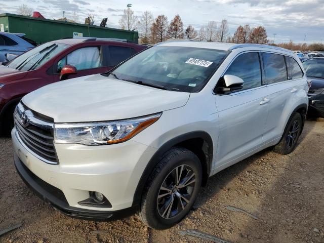 TOYOTA HIGHLANDER 2016 con VIN 5TDJKRFH5GS331759 - Foto de la subasta