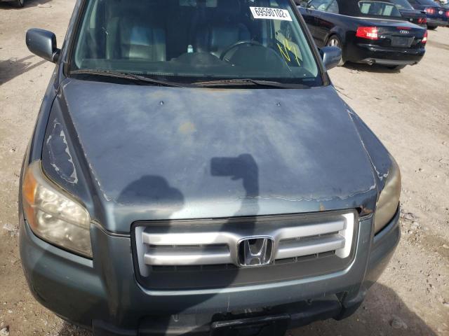 Photo 5 from auction – 2007 HONDA PILOT with VIN 2HKYF186X7H518243