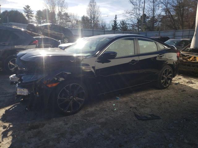 HONDA CIVIC EX 2020 with VIN 19XFC1F34LE219239 - Photo from auction