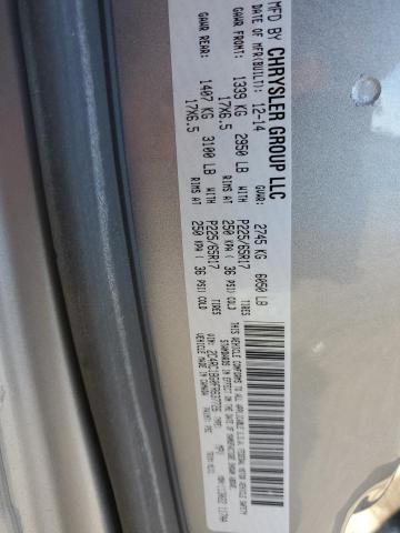 Photo 14 from auction – 2015 CHRYSLER TOWN & COU with VIN 2C4RC1BG0FR637726