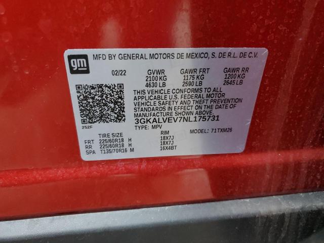 Photo 14 from auction – 2022 GMC TERRAIN SL with VIN 3GKALVEV7NL175731