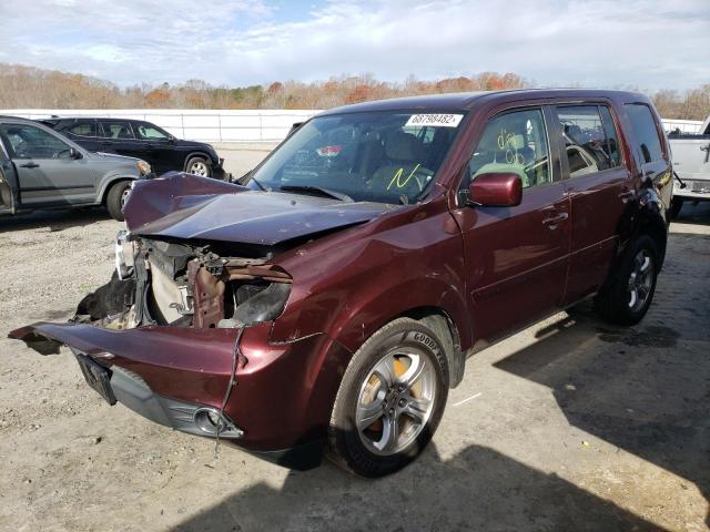 HONDA PILOT EX 2014 with VIN 5FNYF4H48EB029576 - Photo from auction