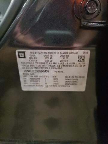 Photo 14 from auction – 2016 CHEVROLET EQUINOX LT with VIN 2GNFLGE33G6345450