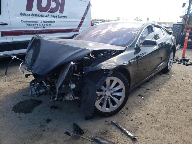 TESLA MODEL S 2017 with VIN 5YJSA1E11HF202663 - Photo from auction