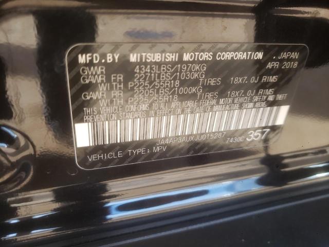 Photo 14 from auction – 2018 MITSUBISHI OUTLANDER with VIN JA4AP3AUXJU015287