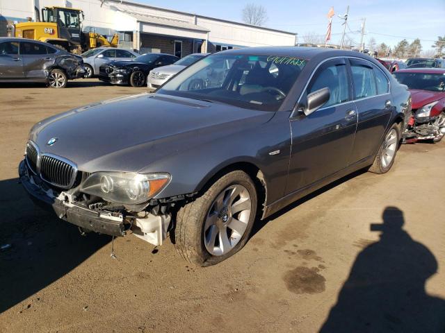 BMW 750 I 2007 with VIN WBAHL83527DT08478 - Photo from auction