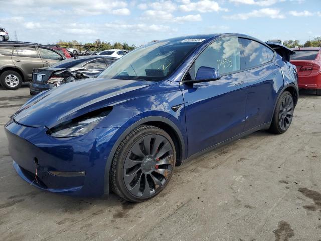 TESLA MODEL Y 2022 with VIN 7SAYGDEF6NF394411 - Photo from auction