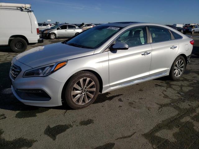 HYUNDAI SONATA 2016 with VIN 5NPE34AFXGH391145 - Photo from auction