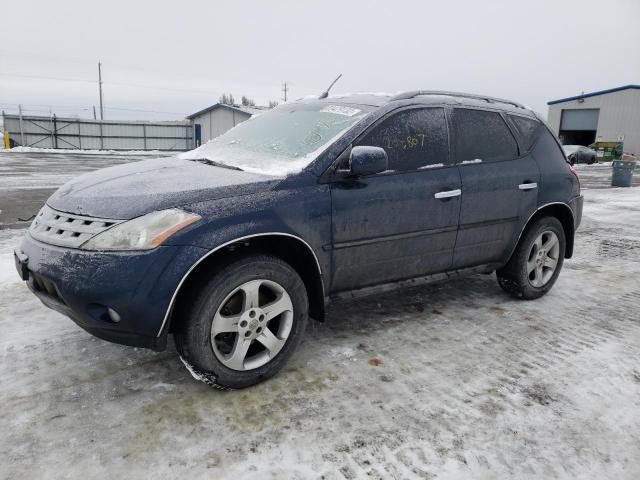 NISSAN MURANO 2003 with VIN JN8AZ08W43W208956 - Photo from auction