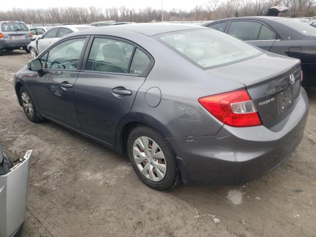 Photo 2 from auction – 2012 HONDA CIVIC LX with VIN 19XFB2F56CE062047
