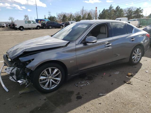 INFINITI Q50 BASE 2017 with VIN JN1CV7AR9HM680640 - Photo from auction