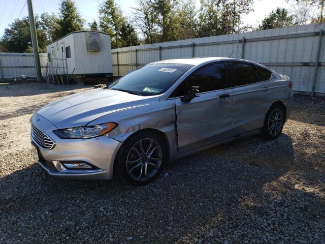 FORD FUSION SE 2017 with VIN 3FA6P0HD3HR143734 - Photo from auction