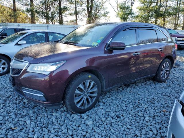 ACURA MDX TECHNO 2016 مع رقم تعريف المركبة 5FRYD4H45GB013049 - صورة من المزاد