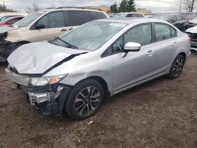 HONDA CIVIC LX 2014 with VIN 2HGFB2F52EH043231 - Photo from auction