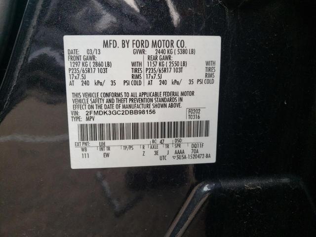 Photo 14 from auction – 2013 FORD EDGE SE with VIN 2FMDK3GC2DBB98156