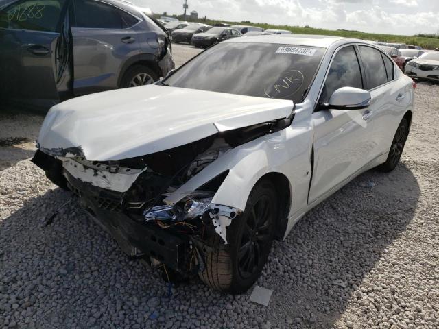 INFINITI Q50 BASE 2015 with VIN JN1BV7AR2FM404552 - Photo from auction