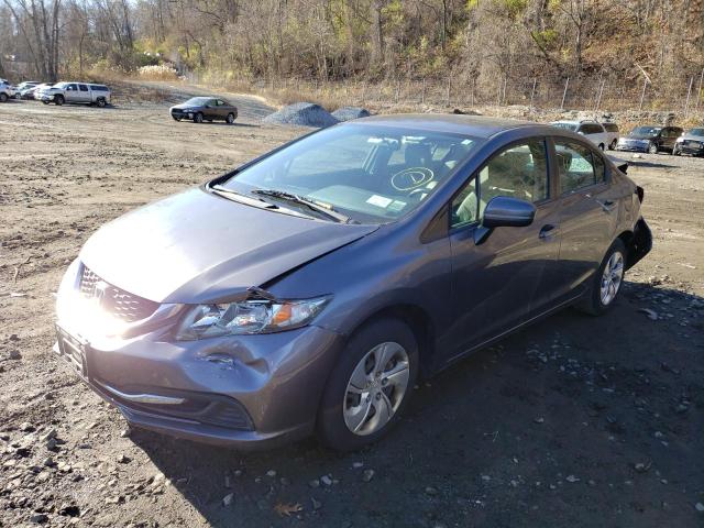 Photo 1 from auction – 2014 HONDA CIVIC LX with VIN 2HGFB2F59EH548134