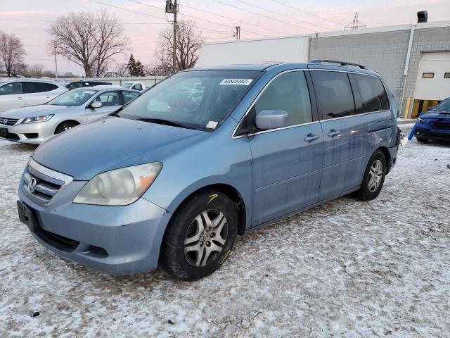 HONDA ODYSSEY EX 2006 with VIN 5FNRL38786B124173 - Photo from auction