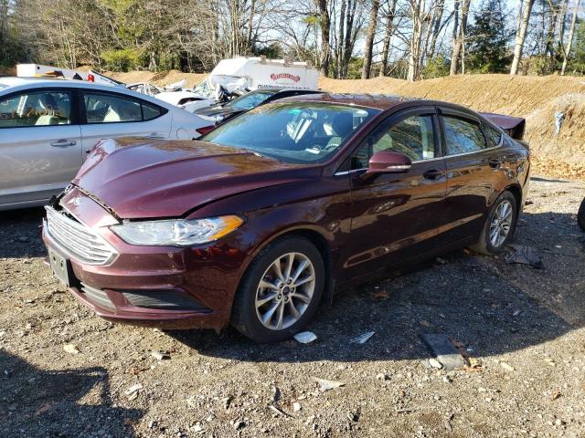 FORD FUSION SE 2017 with VIN 3FA6P0H73HR102076 - Photo from auction