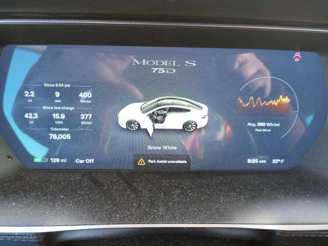 Photo 9 from auction – 2016 TESLA MODEL S with VIN 5YJSA1E25GF143673