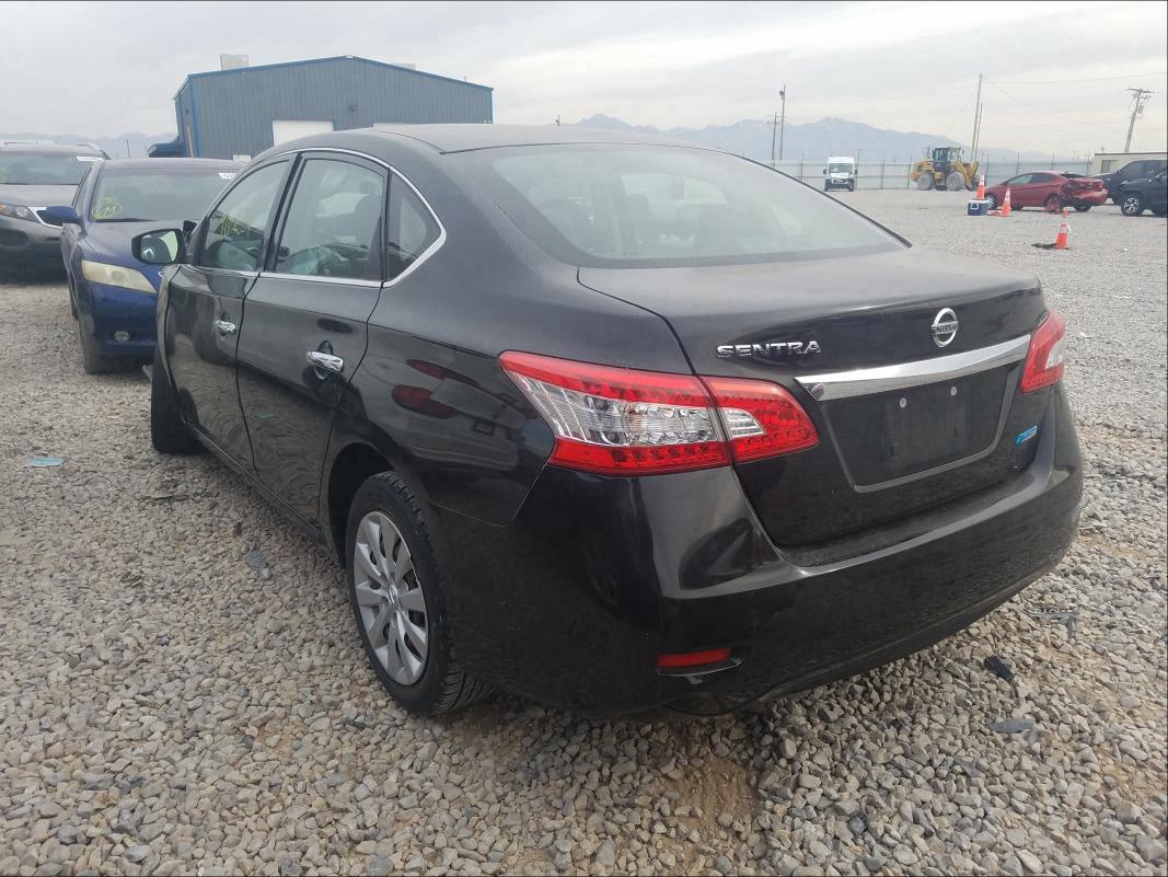 Photo 3 from auction – 2014 NISSAN SENTRA S with VIN 3N1AB7AP1EL684802