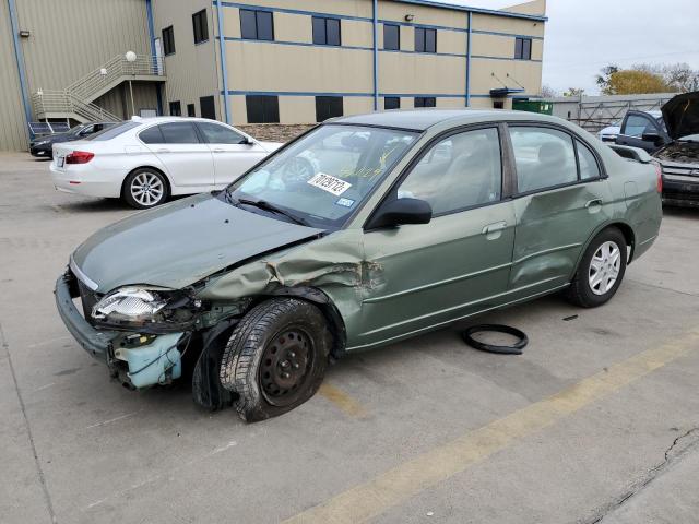 HONDA CIVIC LX 2003 with VIN 2HGES16543H564129 - Photo from auction